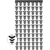 Resim Sones Cadılar Bayramı Dekoratif Yarasa İpli Bayrak Kapı Perdesi Parti Sahnesi Düzeni Aksesuarları Siyah 3+ 