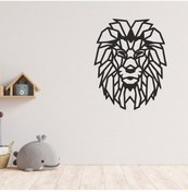 Resim Balp Lazer Kesim MDF Tablo ASLAN Figürlü Dekoratif Otantik Tablo 