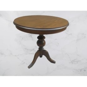 Resim Bengi Ticaret Fiskos Baba Ayak Model Parlak Ihlamur Ağacı Ayak Parlak Ceviz Mermer Mdf Tabla Kutuda Sevk El Yapım 