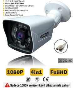 Resim DS-2021HD IDS - 5MP SONY LENSLİ 1080P FULLHD AHD 4IN1 GÜVENLİK KAMERASI 