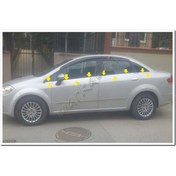 Resim Db Chrome Fiat Linea Cam Çıtası Nikelajı 2006-2018 8 Parça P.Çeli 