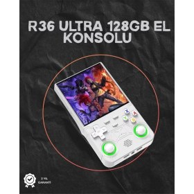 Resim R36 Ultra Taşınabilir Konsol 3000 Mah Batarya, Wifi Ve Rgb Destekli, 30.000 Oyun 