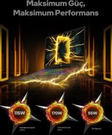 Resim Game Garaj Slayer R9M-XL-5060-C8 R9-8940HX 16 GB 500 GB SSD RTX5060 17" Free Dos Dizüstü Bilgisayar 