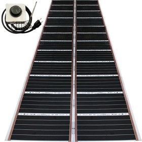 Resim Rexva Xica Ptc-306 Ptc Isı Teknolojili Analog Gazlı Termostatlı Halı Altı Karbon Isıtıcı Film - 120 x 300 cm 