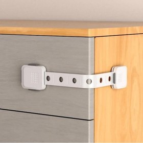 Resim Play Safe Diamond Çok Fonksiyonlu Ayarlanabilir Uzun Güvenlik Kilidi Beyaz-196 Beyaz 