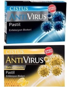 Resim Antivirüs Pastil Cistus + Antivirüs Pastil Ballı Limonlu 