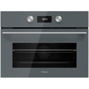 Resim Teka - HLC 8400 ST - Ankastre Multifonksiyonel Turbo Kompakt Fırın - Gri Cam - 45 lt - 111130004 Teka