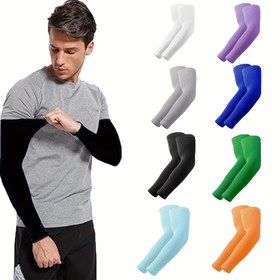 Resim 6 adet Serinletici Kol Kolluğu - Spor ve Günlük Kullanım için Nefes Alabilen, Esnek, Hızlı Kuruyan, Buz Kumaş, Elastik Uyum, Yaz Aktiviteleri için Mükemmel, Bisiklet ve Açık Hava Aktiviteleri için Kol Kolluğu|Nefes Alabilen Kumaş|Hızlı Kuruyan Özelliği, Bisiklet Kol Kolluğu|Nefes Alabilen Kumaş|Hızlı Kuruyan Özelliği, Bisiklet Kol Kolluğu 