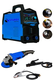 Resim Sturdy Power Tools Technology Super Ultrasonıc 200 Amp Dijital Göstergeli Taşlama Ile Beraber Invertör Kaynak Makinası 