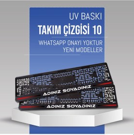 Resim Takım Çizgisi 10 Plakalık, 2 Adet Premium Uv Baskı, Plakalıkhane 