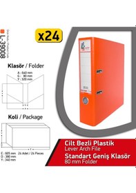 Resim Laçin Klasör Turuncu Geniş 24 Adet 1 Koli 