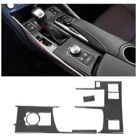 Resim Araba Karbon Fiber Vites Konumu Paneli Lexus Is250 2013-, Sol Sürücü Bir Stil 1 Adet 