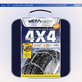 Resim Genel Markalar Mefatech Oto Lastik Kar Zinciri 235/60/R18 4x4 Tipi Takmatik Kolay Montaj Binek Suv Minibüs 
