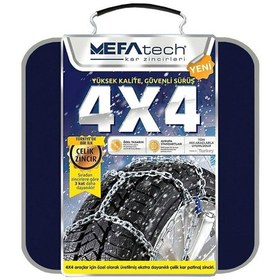 Resim Kar Zinciri 215/70/r16 4x4 Uyumlu Tipi Binek Suv Minibüs Takmatik Kolay Montaj 10 CM 