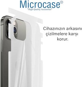 Resim Microcase Oneplus 12 5G ile Uyumlu Full Tpu Ön Arka ve Yan 360 Nano Koruma- EKM116 
