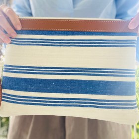 Resim Beach Sand Clutch · Blue Voyage 