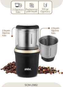 Resim Sinbo SCM-2982 Kahve Ve Baharat Öğütücü 