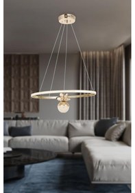Resim Eray Aydınlatma 2078-30 Sr Led Gold Avize 