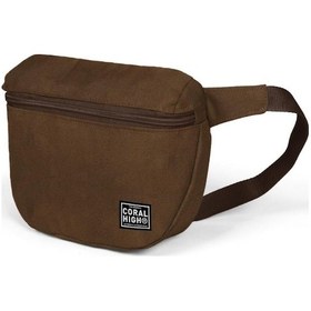 Resim Coral High Kahverengi Suni Deri Bel Çantası 22655 