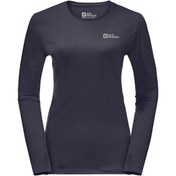 Resim Jack Wolfskin Sky Thermal L/s Kadın Mavi İçlik Üst 