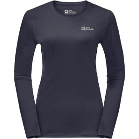 Resim Jack Wolfskin Sky Thermal L/s Kadın Mavi İçlik Üst 