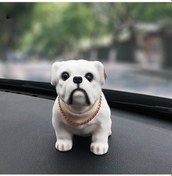 Resim Başını Sallayan Köpek Hareketli Kafa Husky Reçine Imitasyon Köpek Oyuncak Pano Dekorasyon Sevimli A 1 Piece Set 