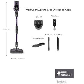 Resim Karaca Vantuz Power Up Max Dikey Şarjlı Süpürge 