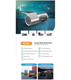 Resim Dahua Dae-hc1301w-m1pro 1080p Ultra Hd Araç Kamerası 128 Gb'a Microsd Destekler Dahili Wi-fi G-sensör Dahua M1pro 