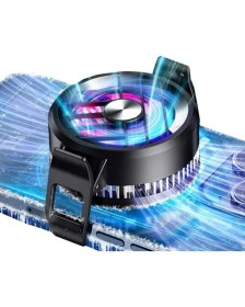 Resim Oyuncu Telefon Hava Soğutma Fanı Radyatör Sessiz Fan Telefon Soğutucu Tak Çalıştır 