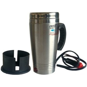 Resim Ahmet Otomotiv Gross Çakmaklık Girişli 500 ML 24V Çelik Araç Içi Oto Su Isıtıcı 