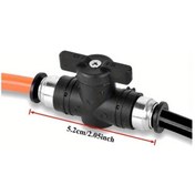 Resim Willowhaven 5 Adet Pnömatik Push-ın Hızlı Bağlantı El Valfi Hvff 6mm 8mm Buc Manuel Vana Avrupa Amerika Uyumlu 