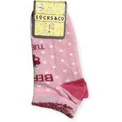 Resim socks&co Puantiyeli Çocuk Patik Çorap 