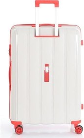 Resim MÇS Polipropilen Valiz V305 76 Cm Kemik Kırmızı 