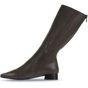 Resim Bueno Shoes Haki Deri Kadın Düz Çizme 01WR3010 01WR3010 