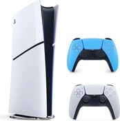 Resim Sony PlayStation PS 5 digital slim 1Tb Türkçe menü çift kol ikinci kol renk seçeneği var 