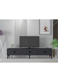 Resim Tsa1801a - Yuka Tv Stand Antrasit 180cm Antrasit / Koyu Gri 