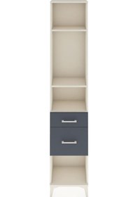 Resim Arges Dolap 3 Raflı 2 Çekmeceli 44x30x221 Aytaşı-antrasit Aytaşı 