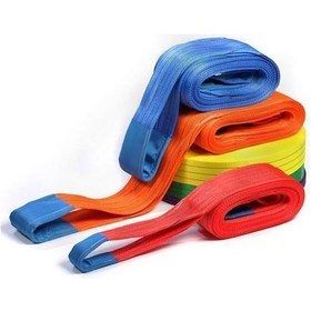 Resim Polyester Bez Sapan Çeki Halatı Gerdirme Araç Çekme Halatı 4 Ton 2 M 