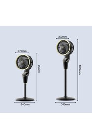 Resim TECHNOMEN Yeni Model Fan Ayarlanabilir Hareketli Kumandalı Sessiz Vantilatör Güçlü Hava Soğutucu Klima 