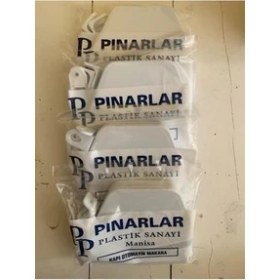 Resim Otomatik Panjur Makarası Kapı Beyaz 4 Adet 