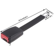 Resim Createtech Uzatma Renk: Kemeri Gri Emniyet Düğmesi, Çıtçıt Araç 25cm Ak 