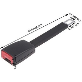 Resim Createtech Uzatma Renk: Kemeri Gri Emniyet Düğmesi, Çıtçıt Araç 25cm Ak 