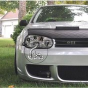 Resim Volkswagen Golf4 /R32 98-03 Akalıte Baklava Desen Kaput Maske 