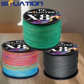 Resim SIIUATION PE Örgülü Olta Dizisi, 500m-546Yds, Yüksek Güçlü Çekiş, Dayanıklı ve Aşınmaya Dayanıklı, Yeşil/Gri/Renk Seçenekleri, Başlangıçlar ve Profesyoneller için İdeal, PE (Polietilen) Malzeme, Paskalya Festivali 