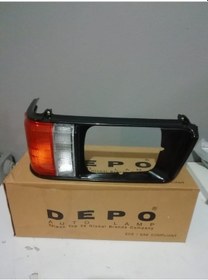 Resim Mitsubishi L300 Sol Sinyal Lambası 1987-1997 Çerçeveli 