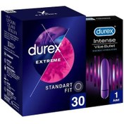 Resim Durex Extreme Geciktiricili ve Tırtıklı Prezervatif 30'lu + Delight Bullet Titreşimli Vibratör 