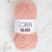 Resim Loren Silver Pudra Pembe El Örgü İpi - RS0040 - 34079 