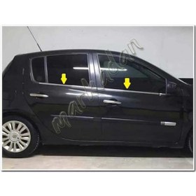 Resim Woc Chrome Renault Clio 3 Hb Krom Cam Çıtası 2006-2011 4 Parça Pa 
