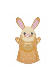 Resim Toys2you Büyük Boy Keçe El Kuklası - Tavşan Açık Kahverengi - Bej 