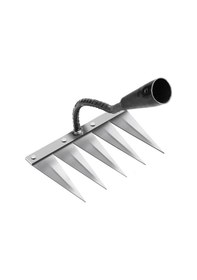 Resim Xindoker 5 Dişli Tarla Çakısı - İndüstriyel Karbon Çelik, Toprak Gevşetme, Ot Kazma, Yaprak Toplama, Dayanıklı Zirai Alet 